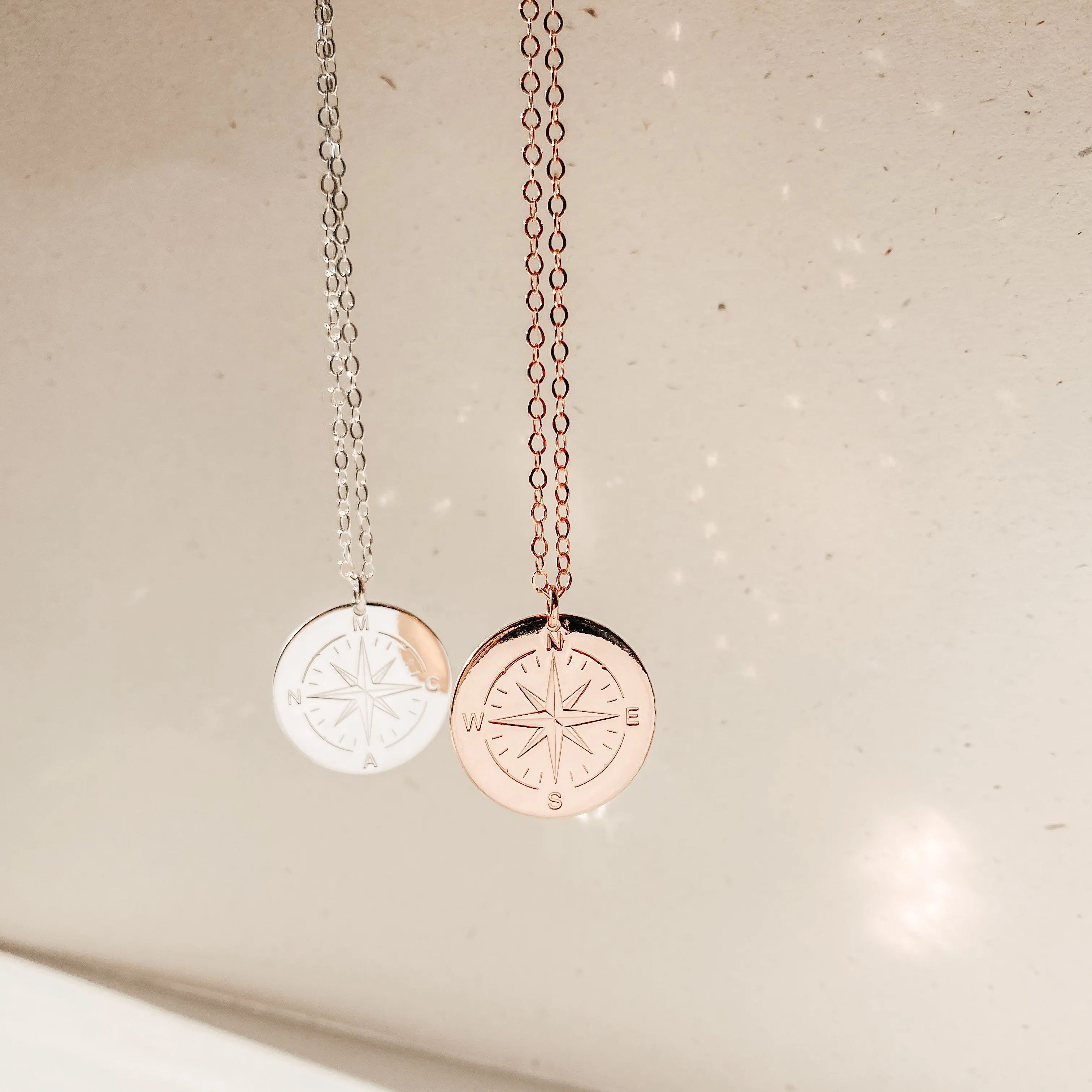 Compass Necklace • Extra Large Pendant Necklace