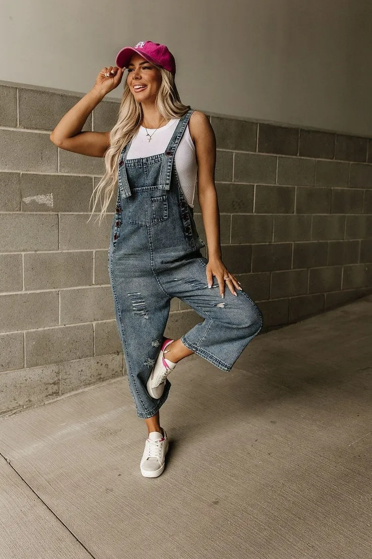 Corina Distressed Overalls