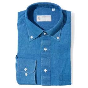 Cotton Washed Denim Button-down Shirt