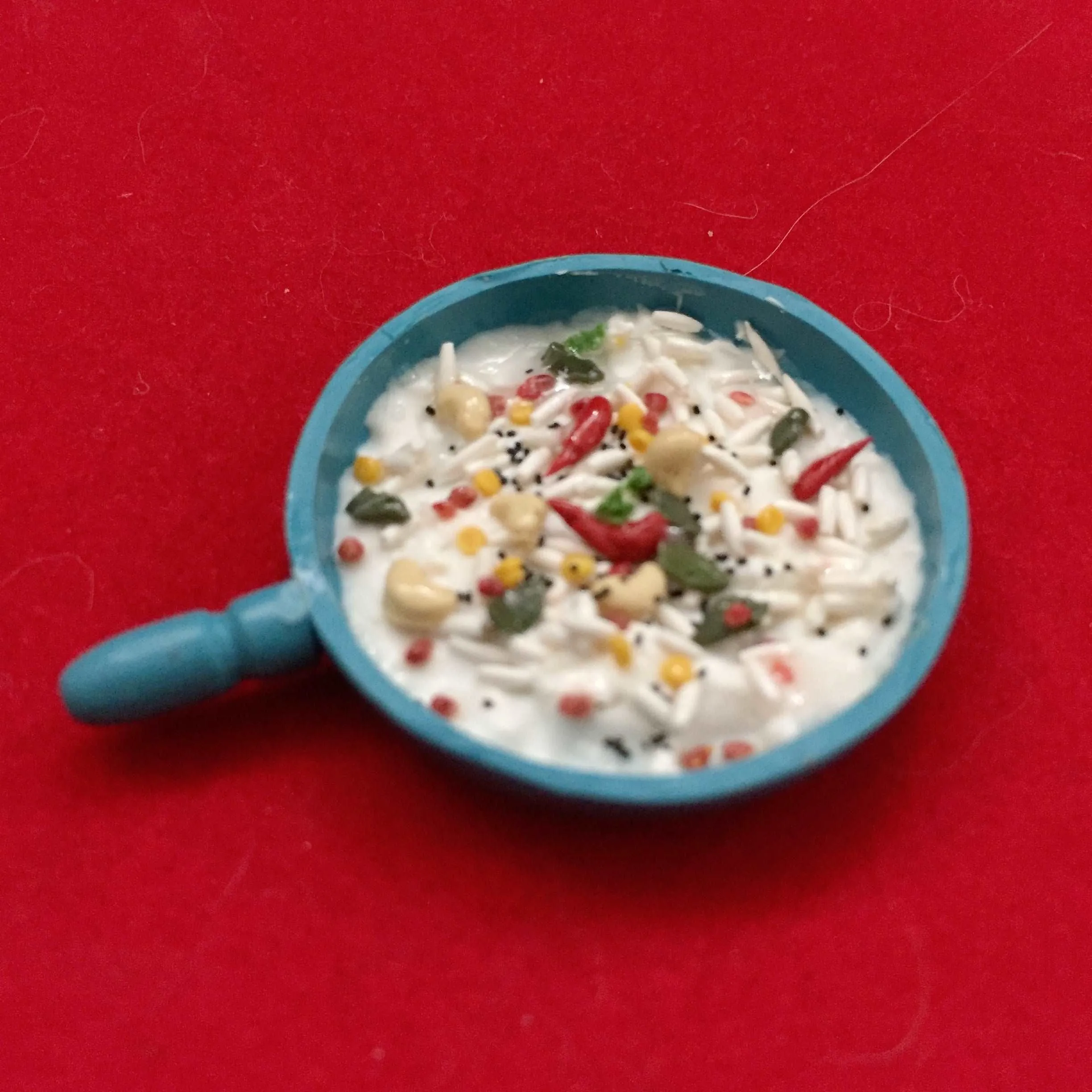 Curd Rice South Indian Miniature Food Magnet