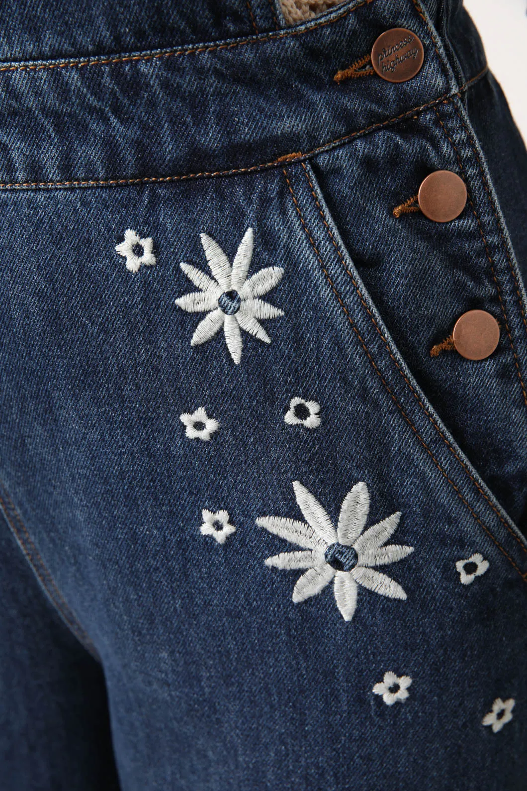 Daisy Days Embroidered Overall