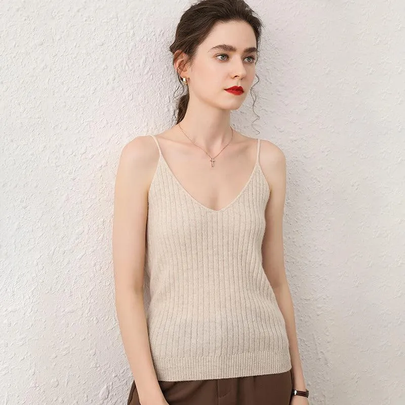 Delicate Cashmere Camisole Top