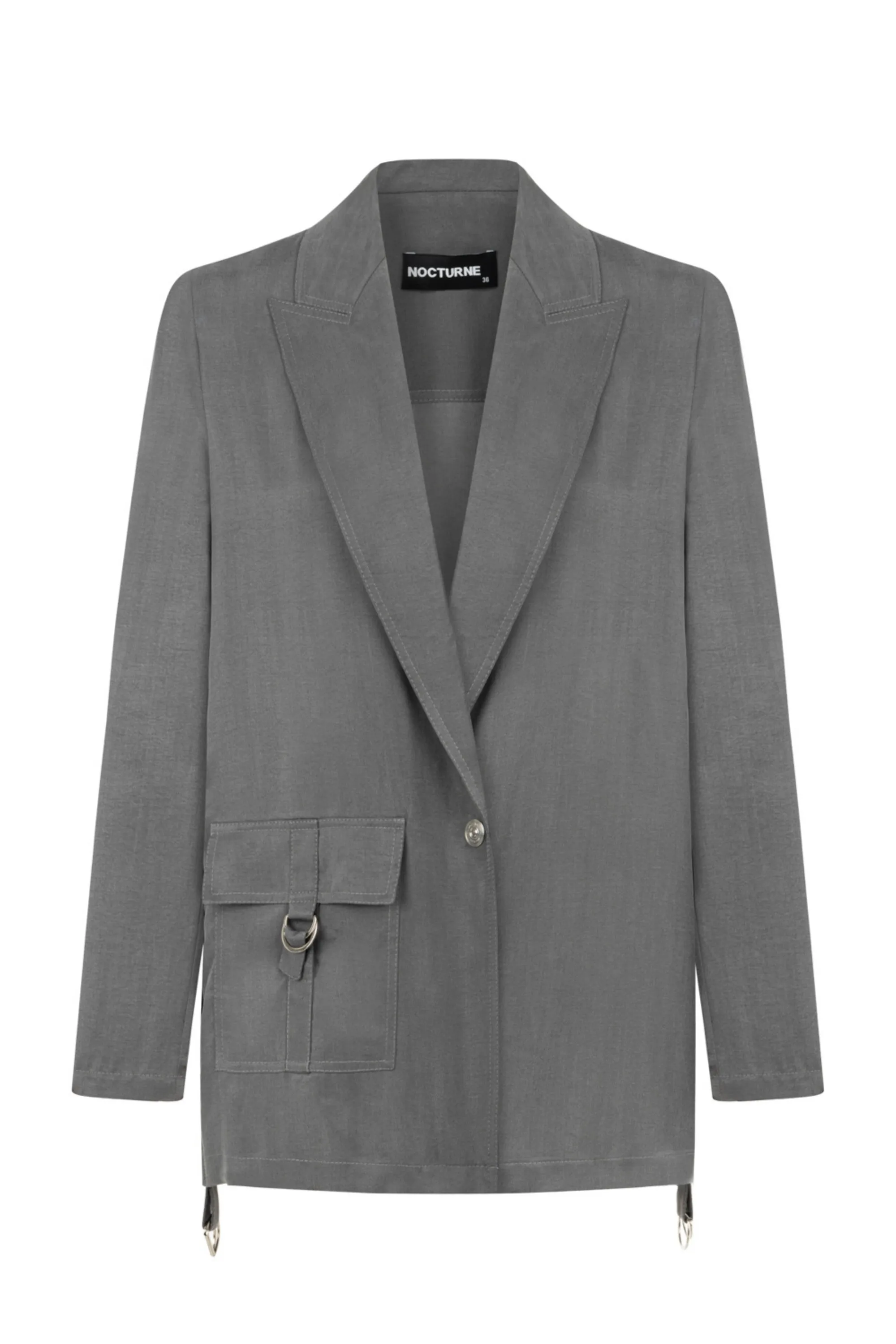 Double-Breasted Jacket with Pockets