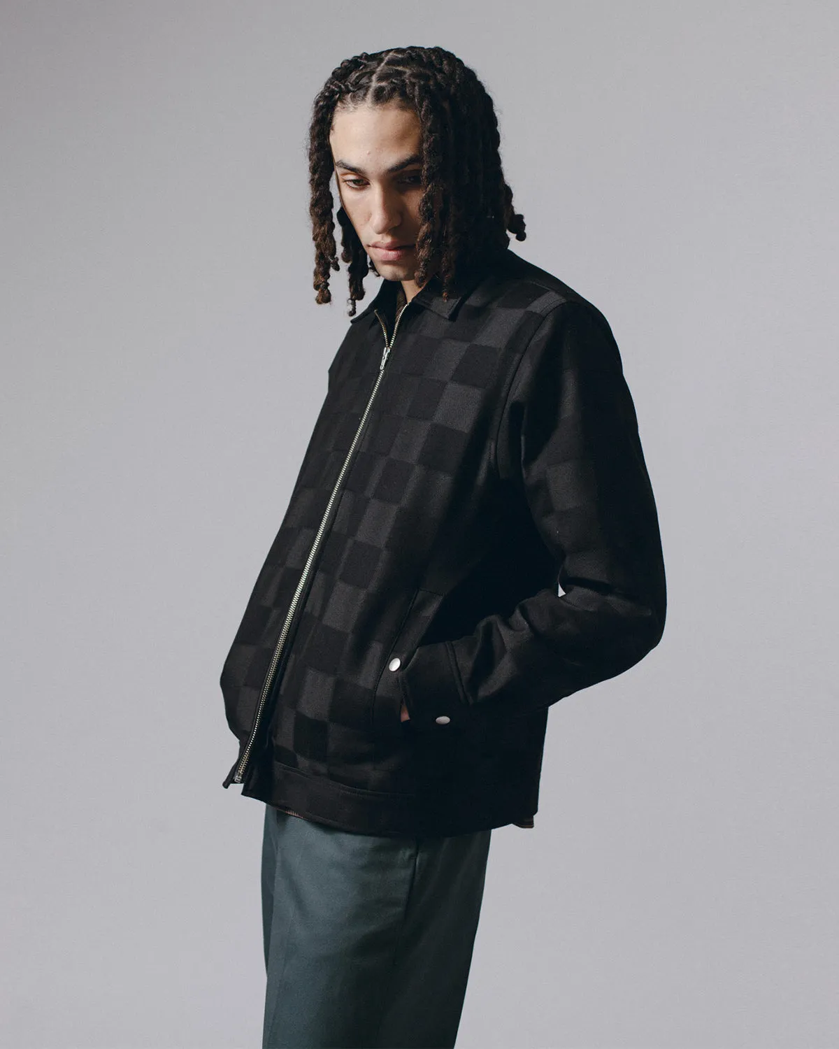 Drizzler Jacket - Tonal Check