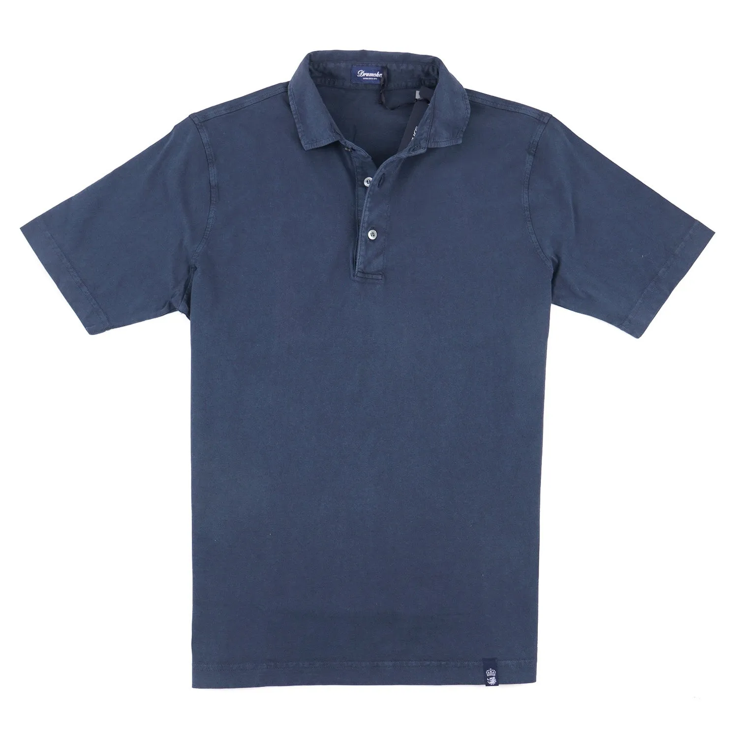 Drumohr Slim-Fit Jersey Cotton Polo Shirt