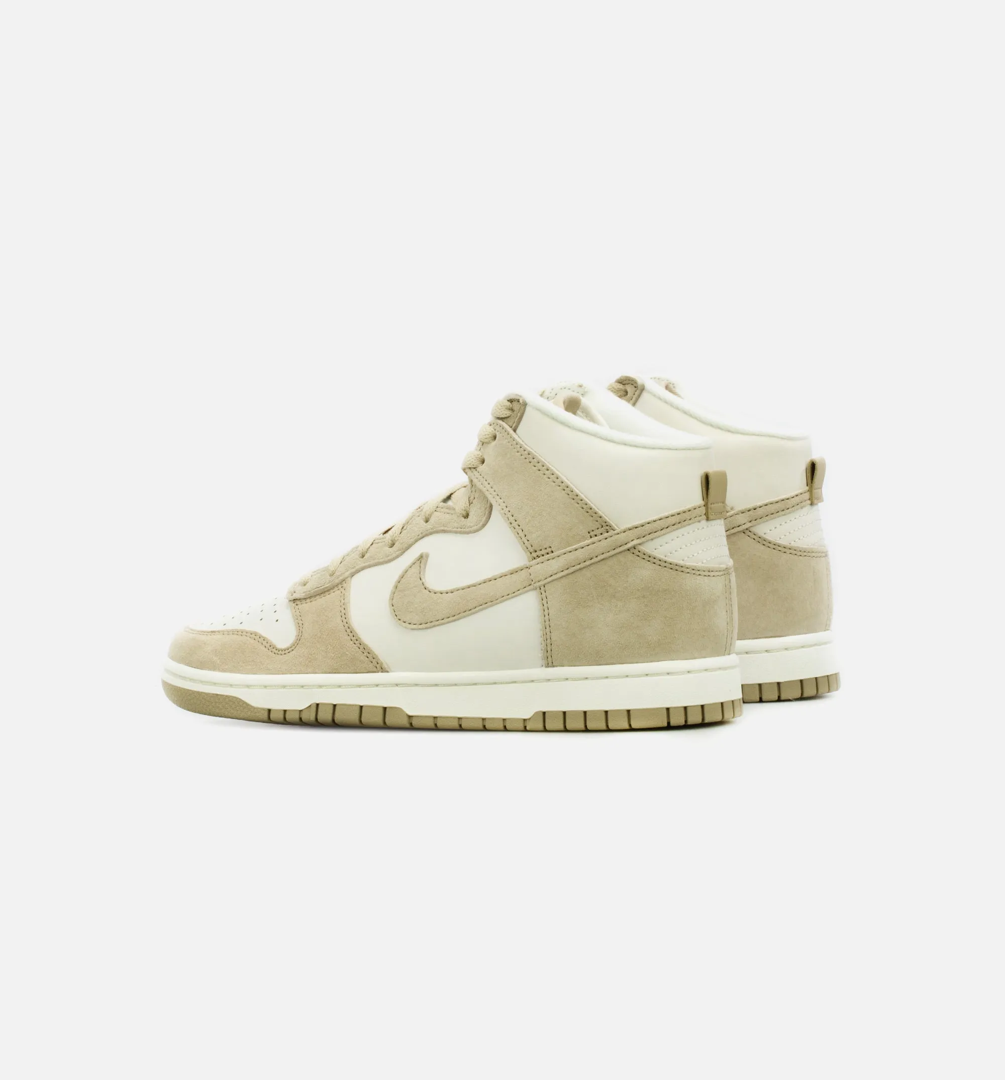 Dunk High Tan Suede Mens Lifestyle Shoe - Beige/White