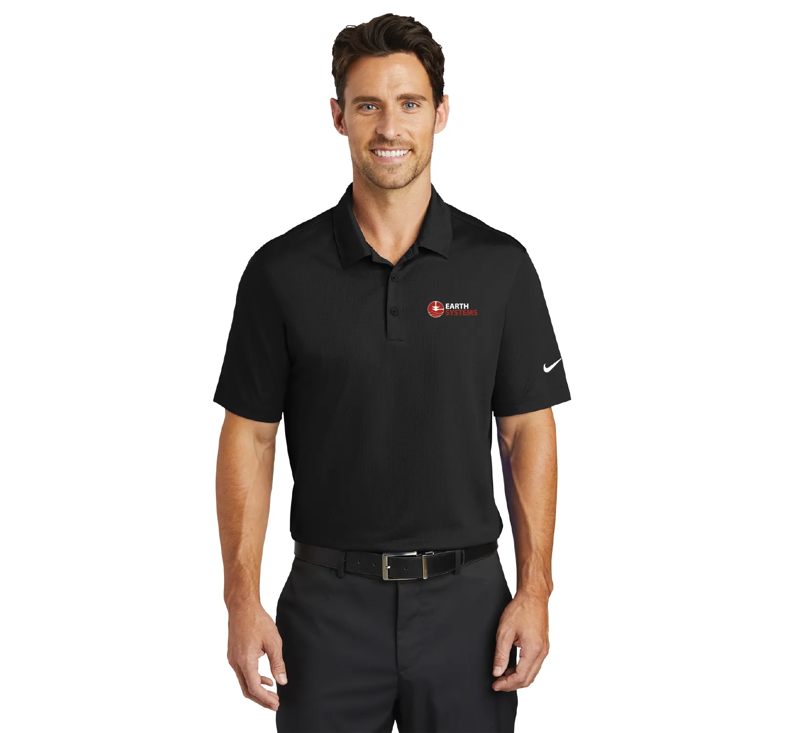 Earth Systems - Men's Nike Dri-FIT Vertical Mesh Polo