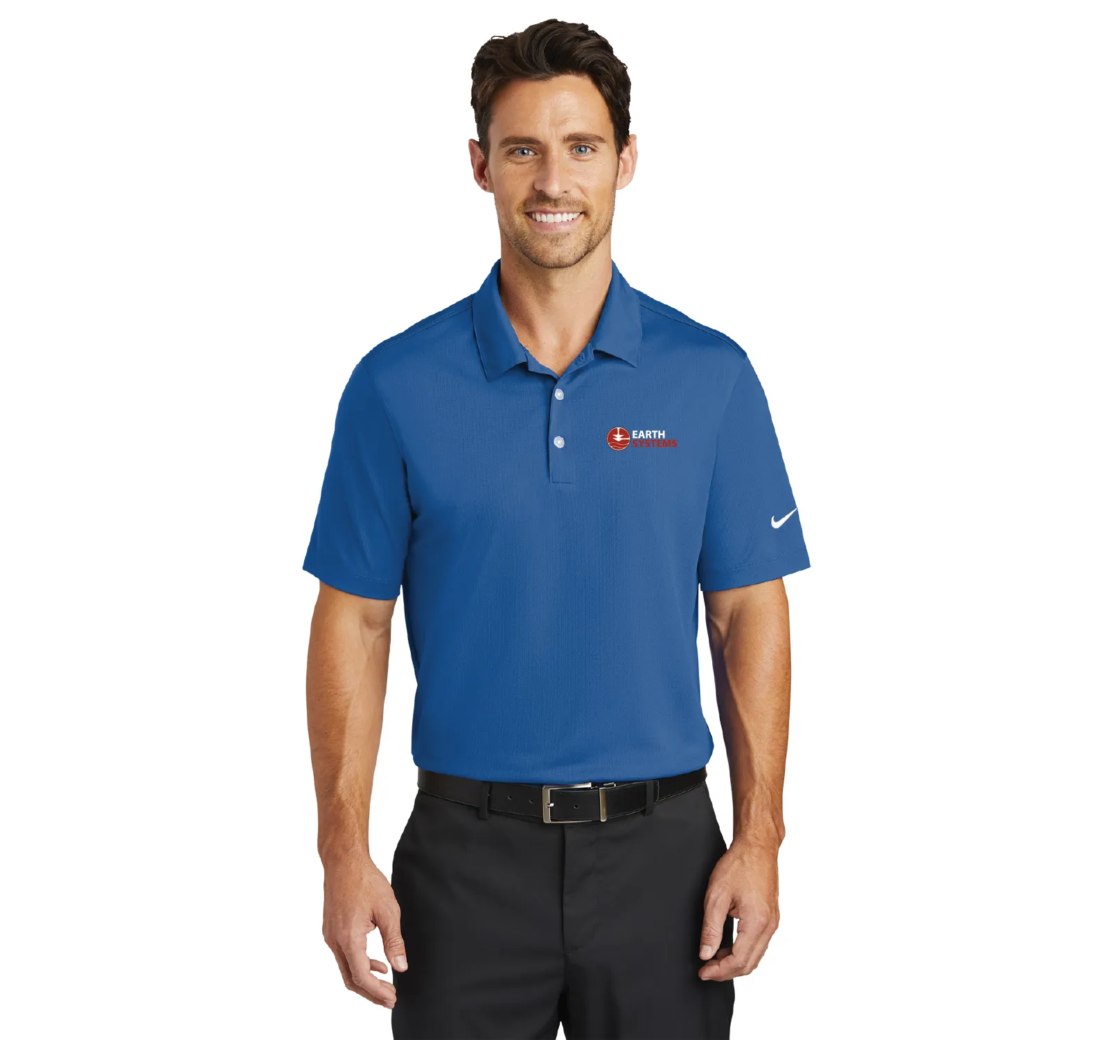 Earth Systems - Men's Nike Dri-FIT Vertical Mesh Polo