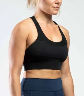 ENDURANCE BRA - BLACK/GOLD