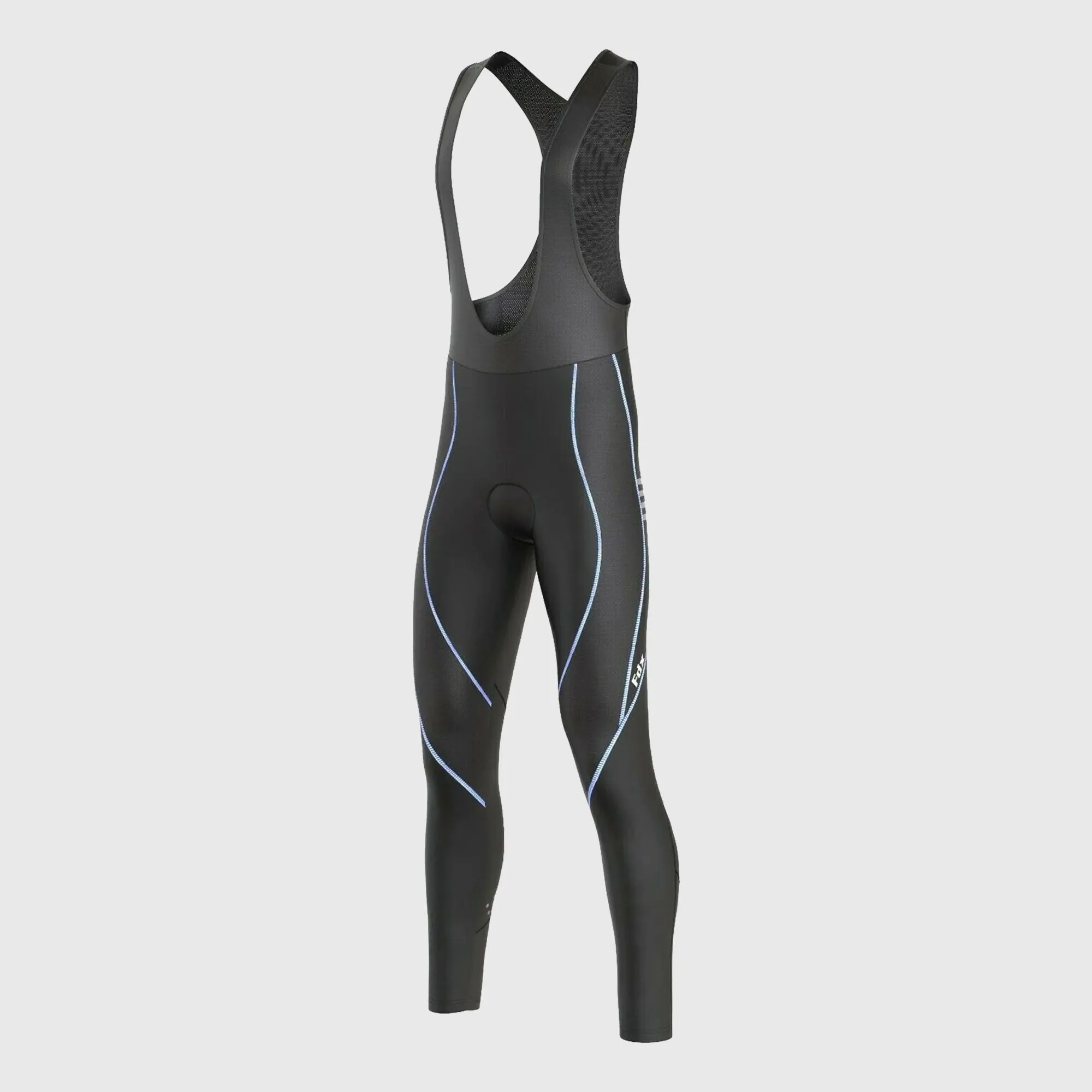 Fdx Divine Men's & Boy's Blue Thermal Padded Cycling Bib Tights