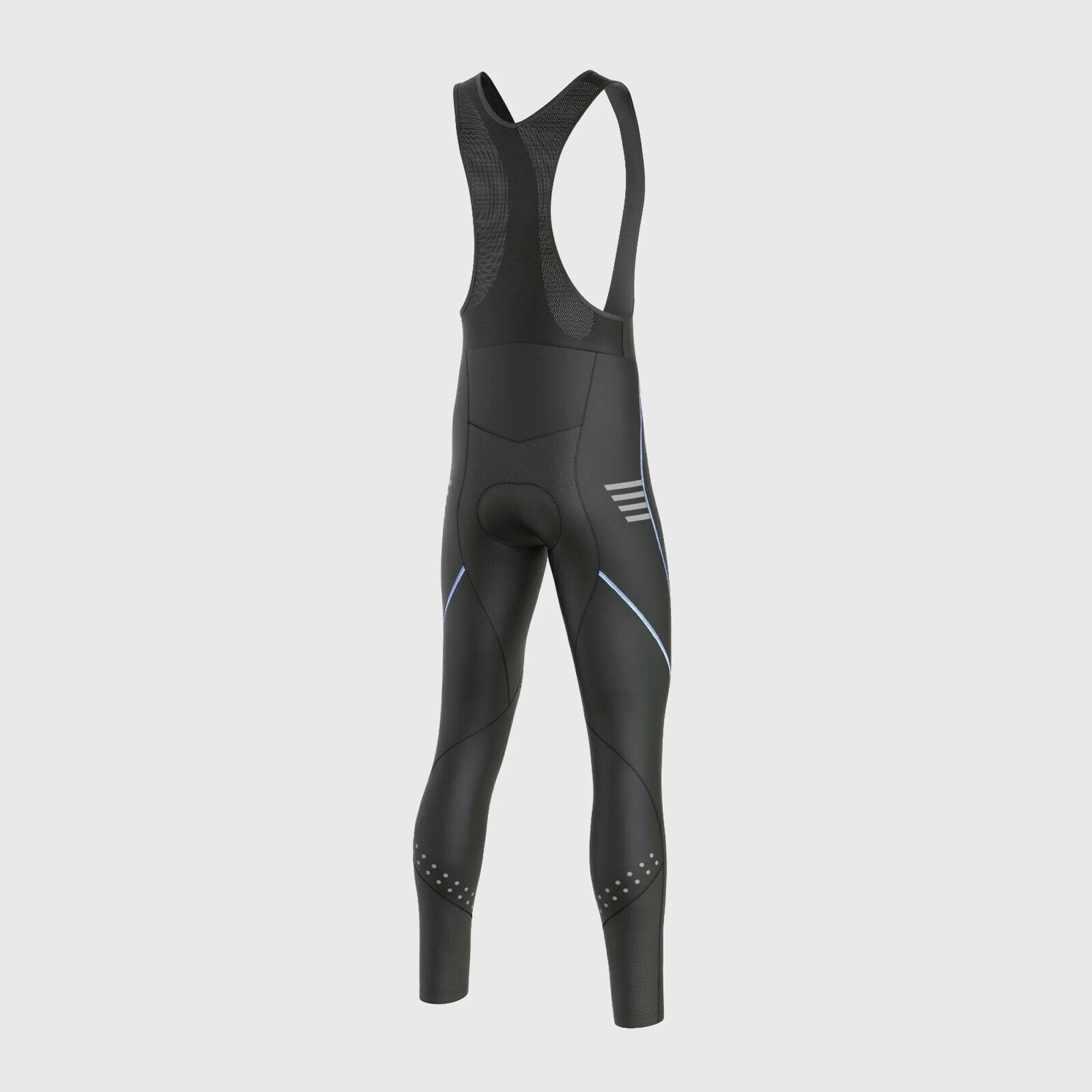 Fdx Divine Men's & Boy's Blue Thermal Padded Cycling Bib Tights