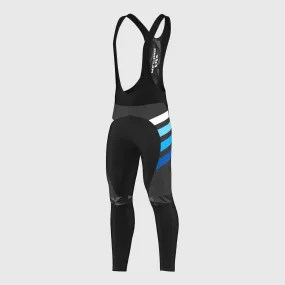 Fdx Equin Men's & Boy's Blue Thermal Padded Cycling Bib Tights