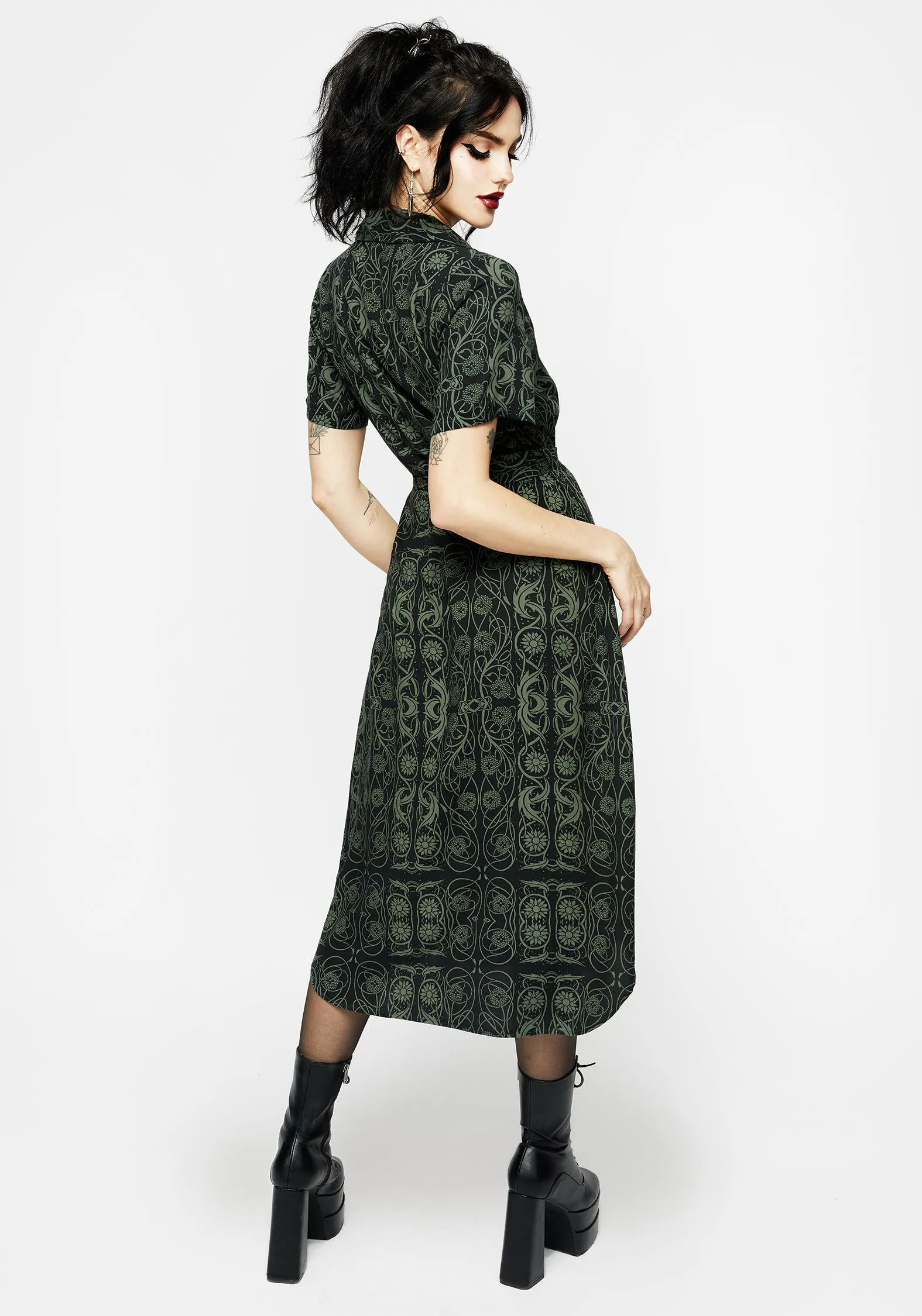 Fianna Midi Shirt Dress