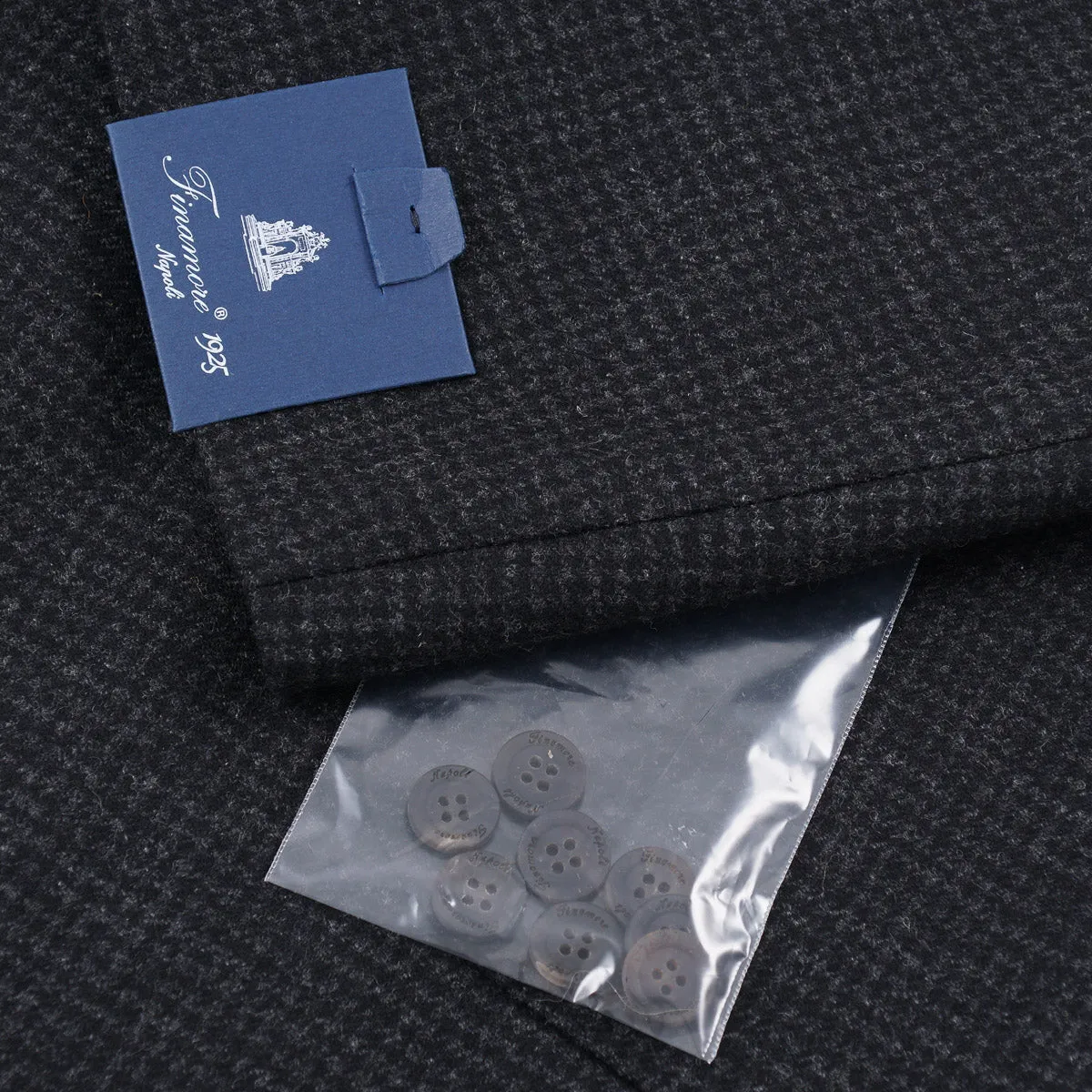 Finamore Soft-Constructed Wool Overcoat