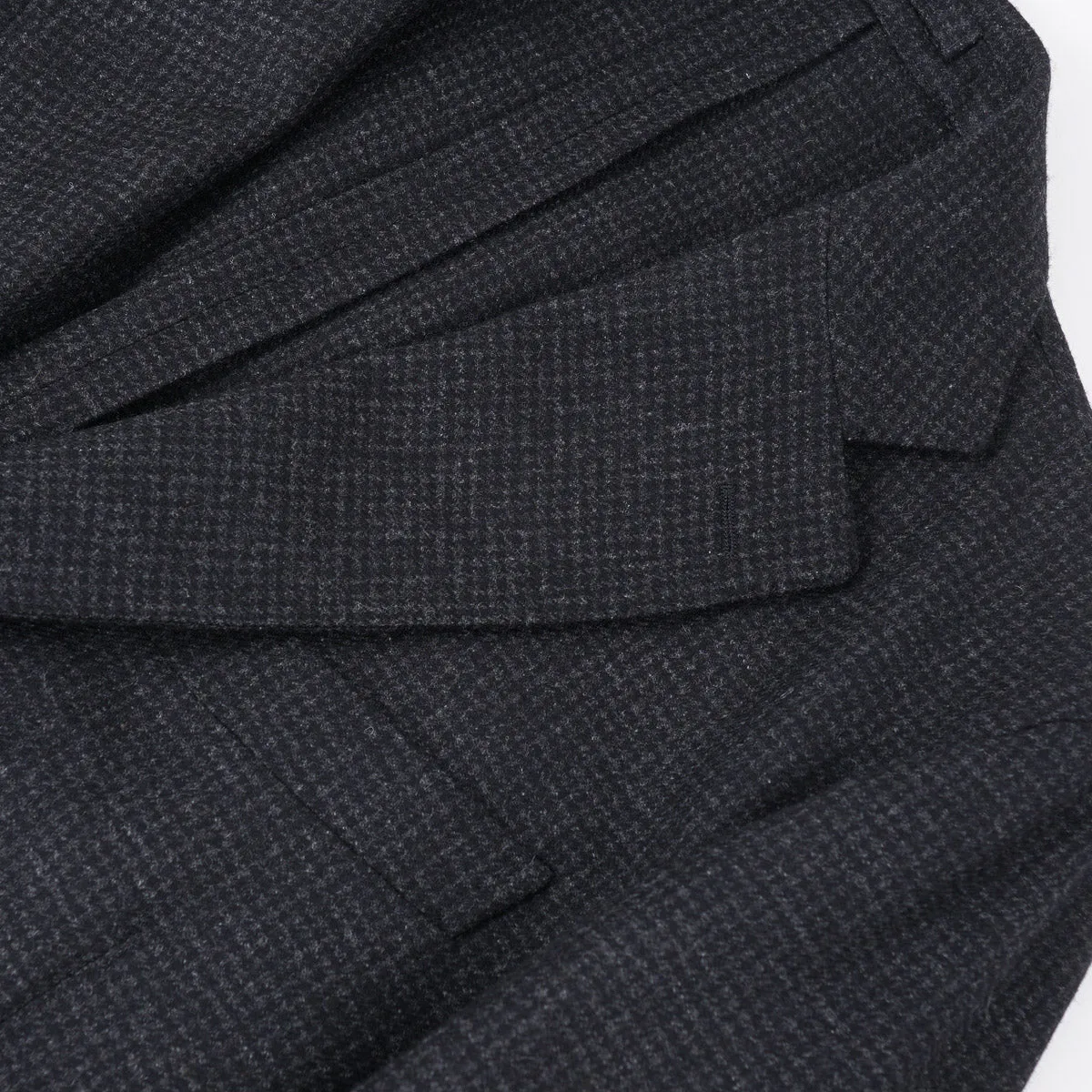 Finamore Soft-Constructed Wool Overcoat