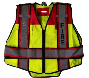 Fire Ninja Ultra-bright Red-Fire Public Safety Vest