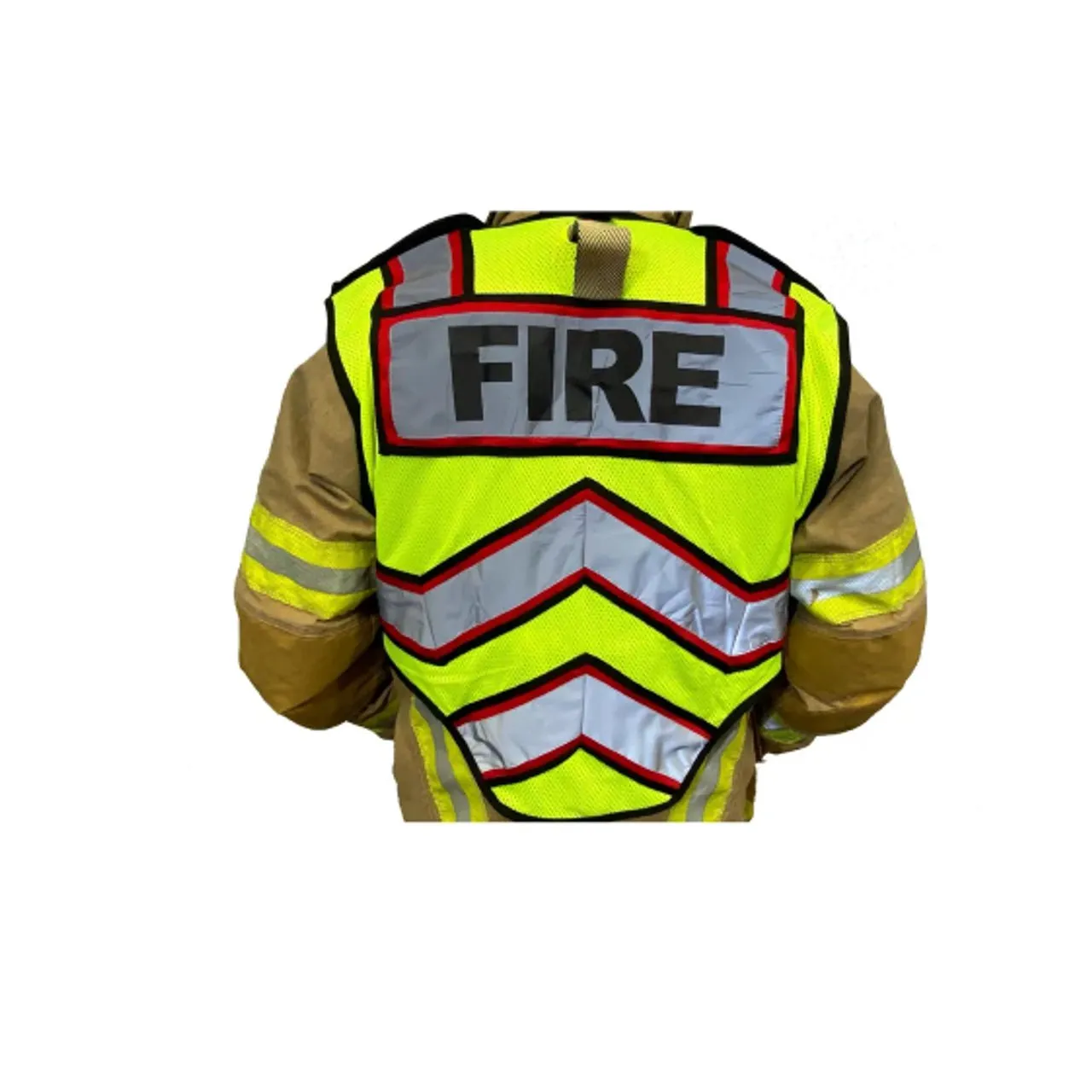 Fire Ninja Ultra-bright Red-Fire Public Safety Vest