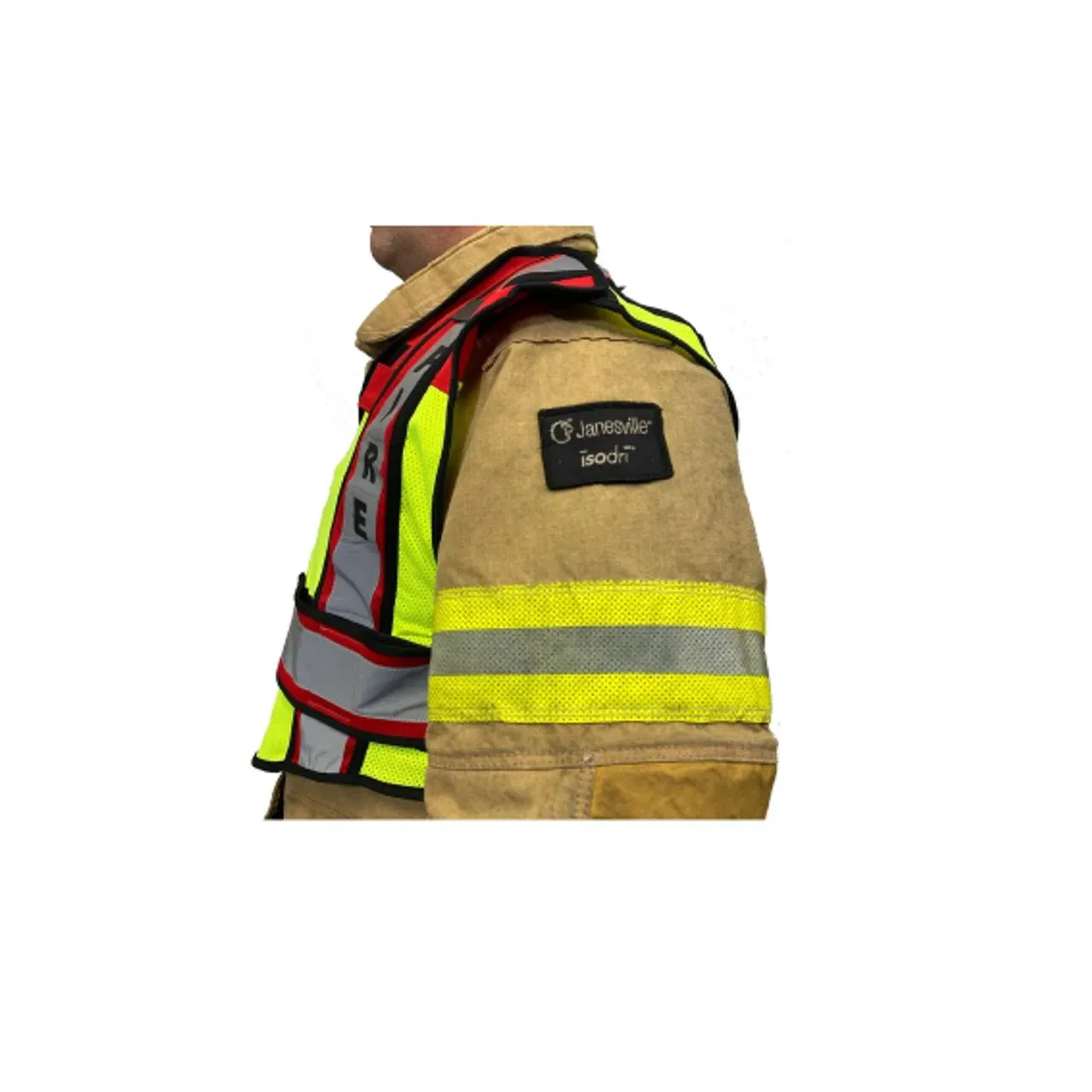 Fire Ninja Ultra-bright Red-Fire Public Safety Vest