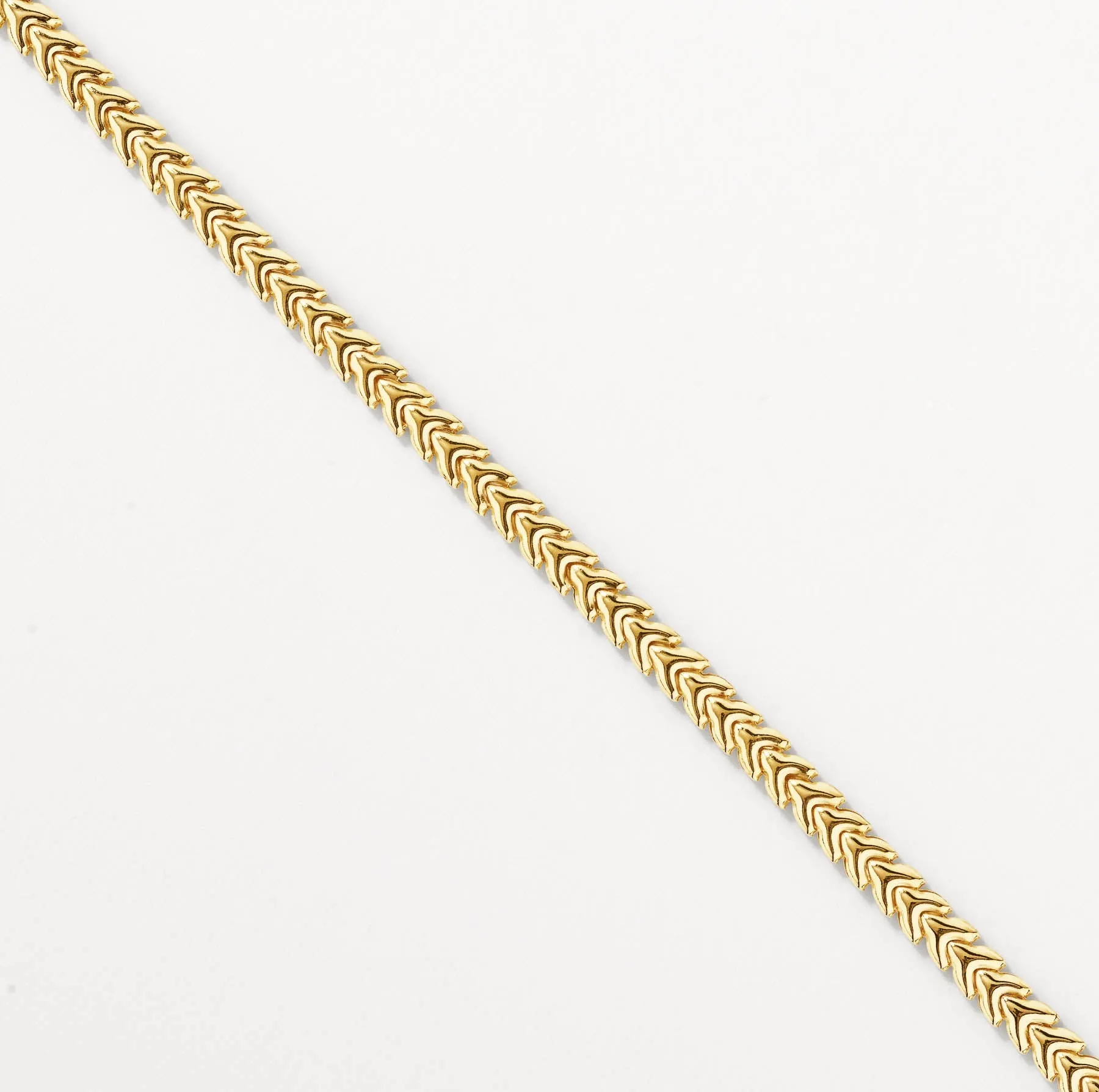 Fishtail Bracelet in Gold