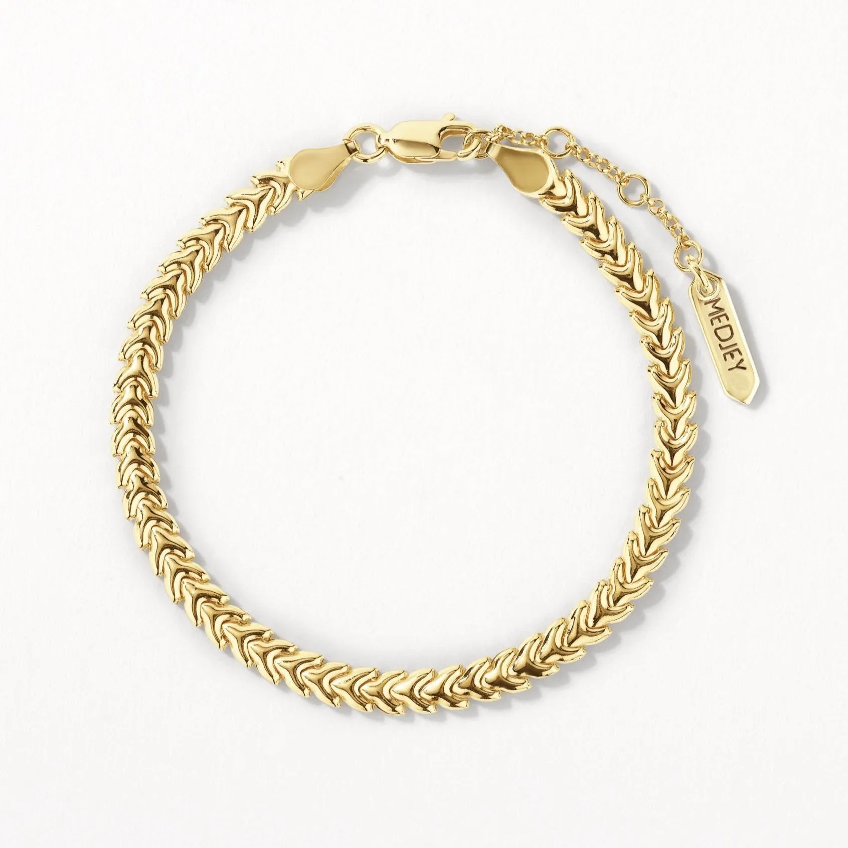 Fishtail Bracelet in Gold