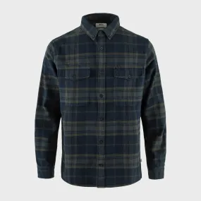 Fjallraven Mens Övik Twill Shirt - Dark Navy-Basalt