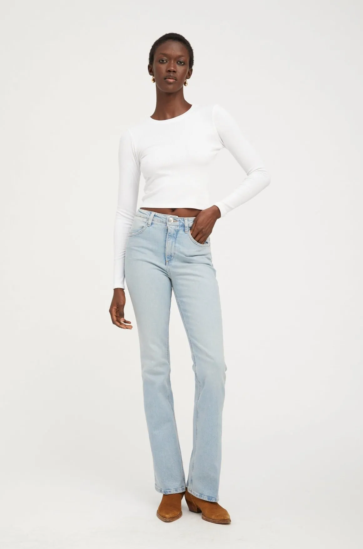 Françoise Micro Flare Denim