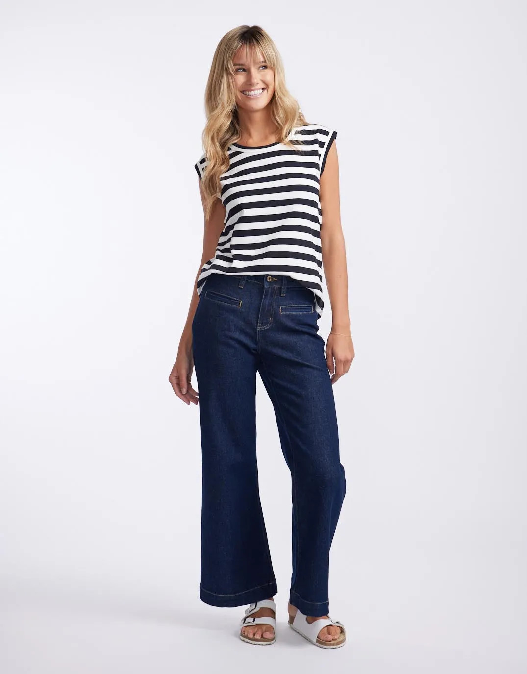 Freya Wide Leg Jeans - Indigo