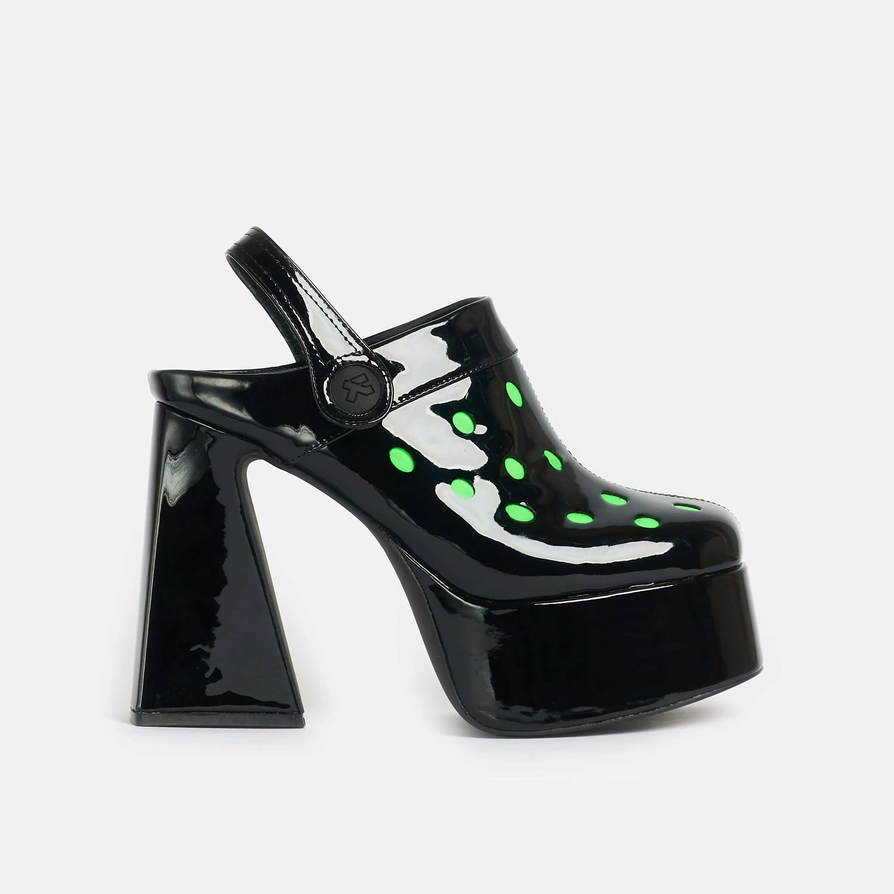 Galactic Boom Neon Alien Heels