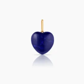 Gemma Lapis Heart Charm