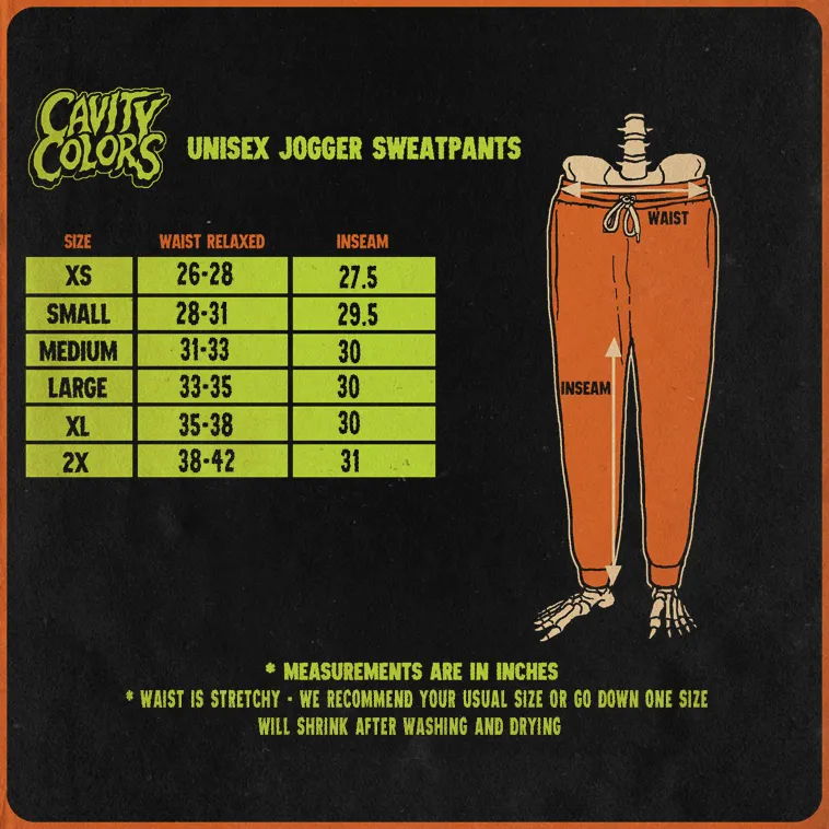 GHOST FACE - JOGGER SWEATPANTS