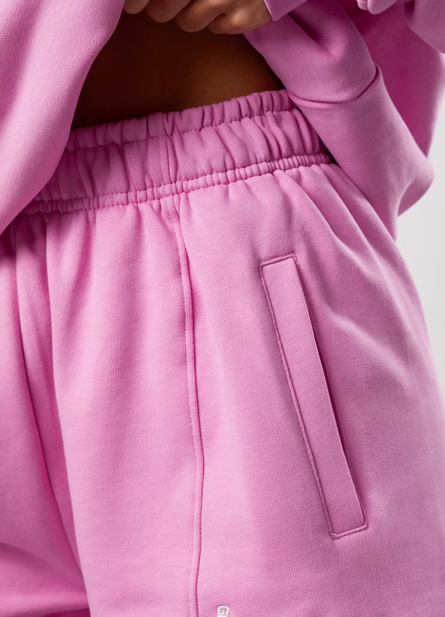 GKW Seam Detail Shorts - Pink Rose