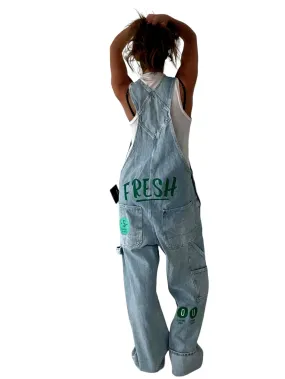 'Grillo's x W G Fresh' Painted Overalls