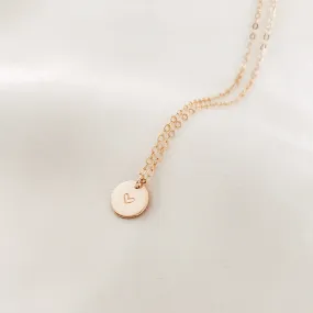 Heart Symbol Small Pendant Necklace