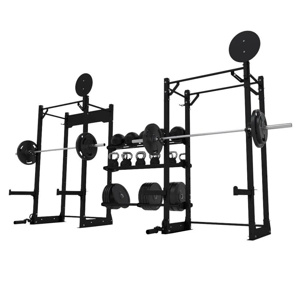 Hit Fitness PWR60 2 Half Rack with Storage Bay