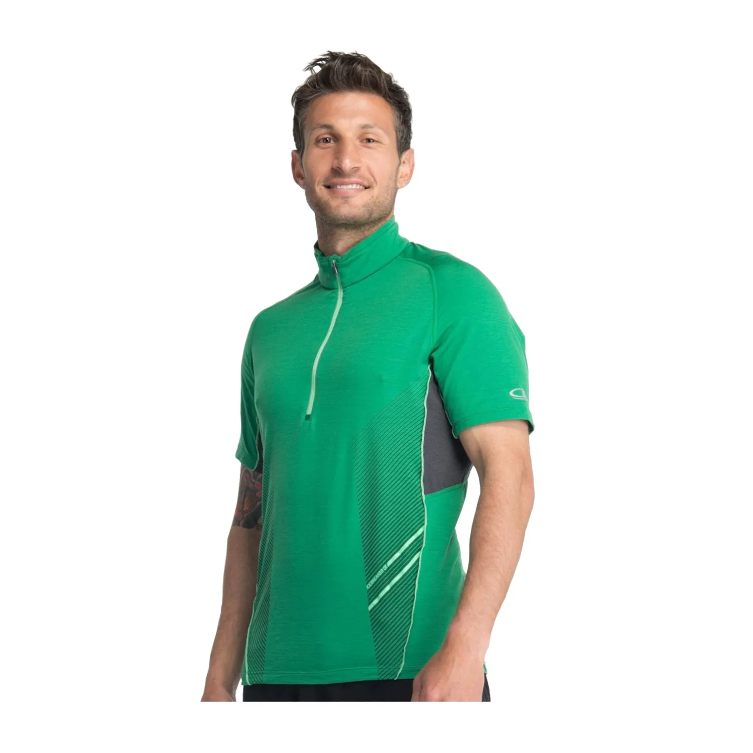 Icebreaker Men's GT150 Sonic Short Sleeve Half Zip