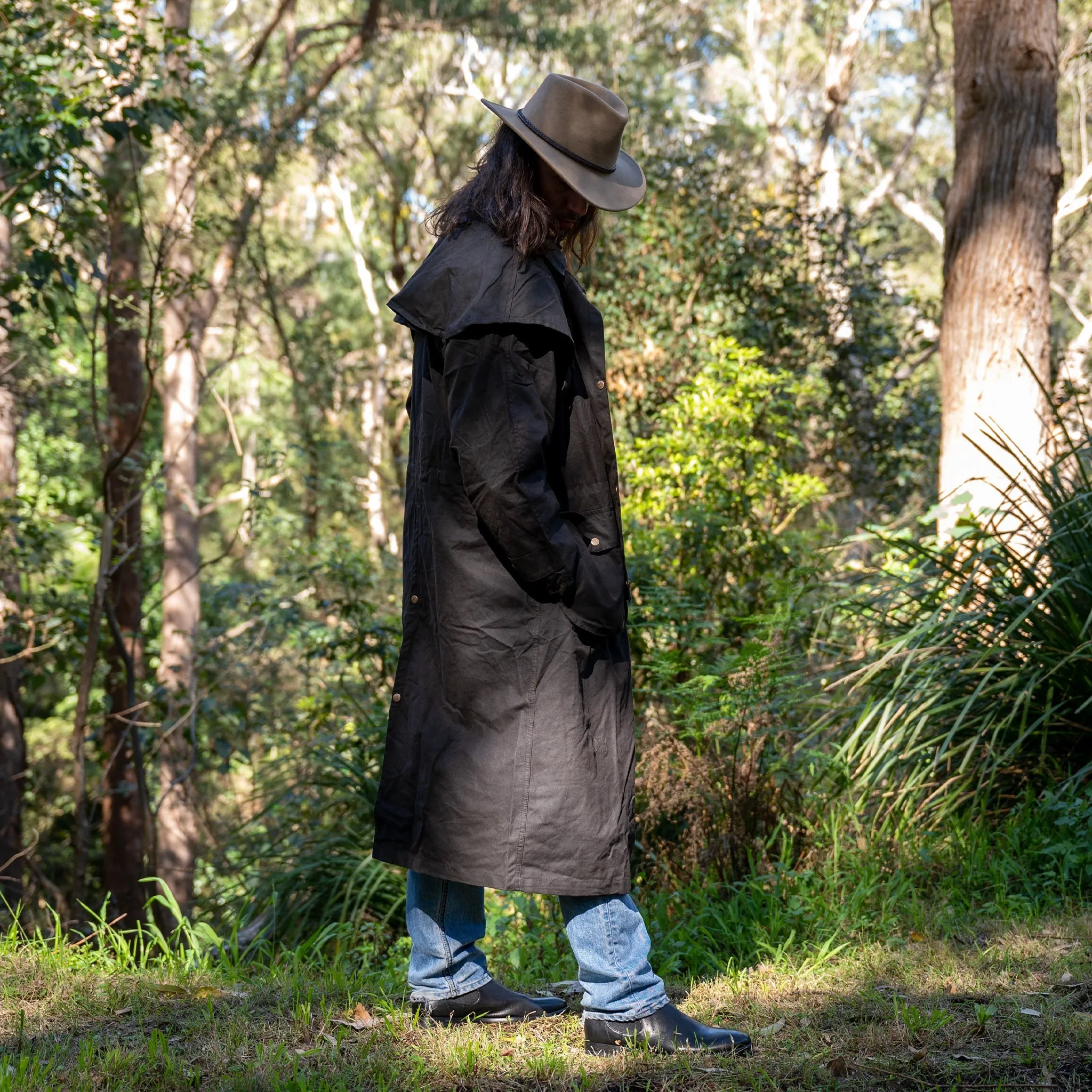 Ironbark Oilskin Trench Coat