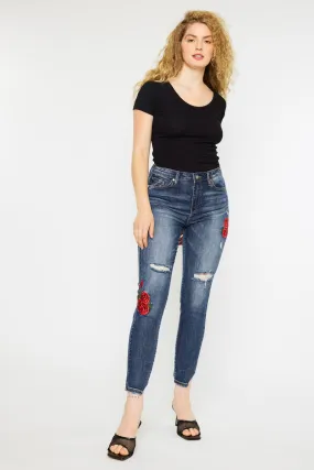 Isla High Rise Ankle Skinny Jeans