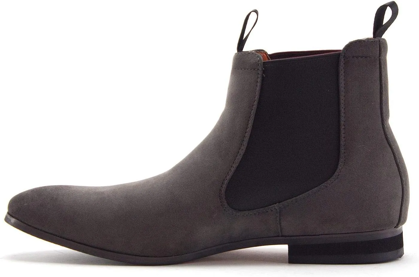 Jazamé Men's Chuck Nubuck Suede Pull-On Round Toe Chelsea Boots