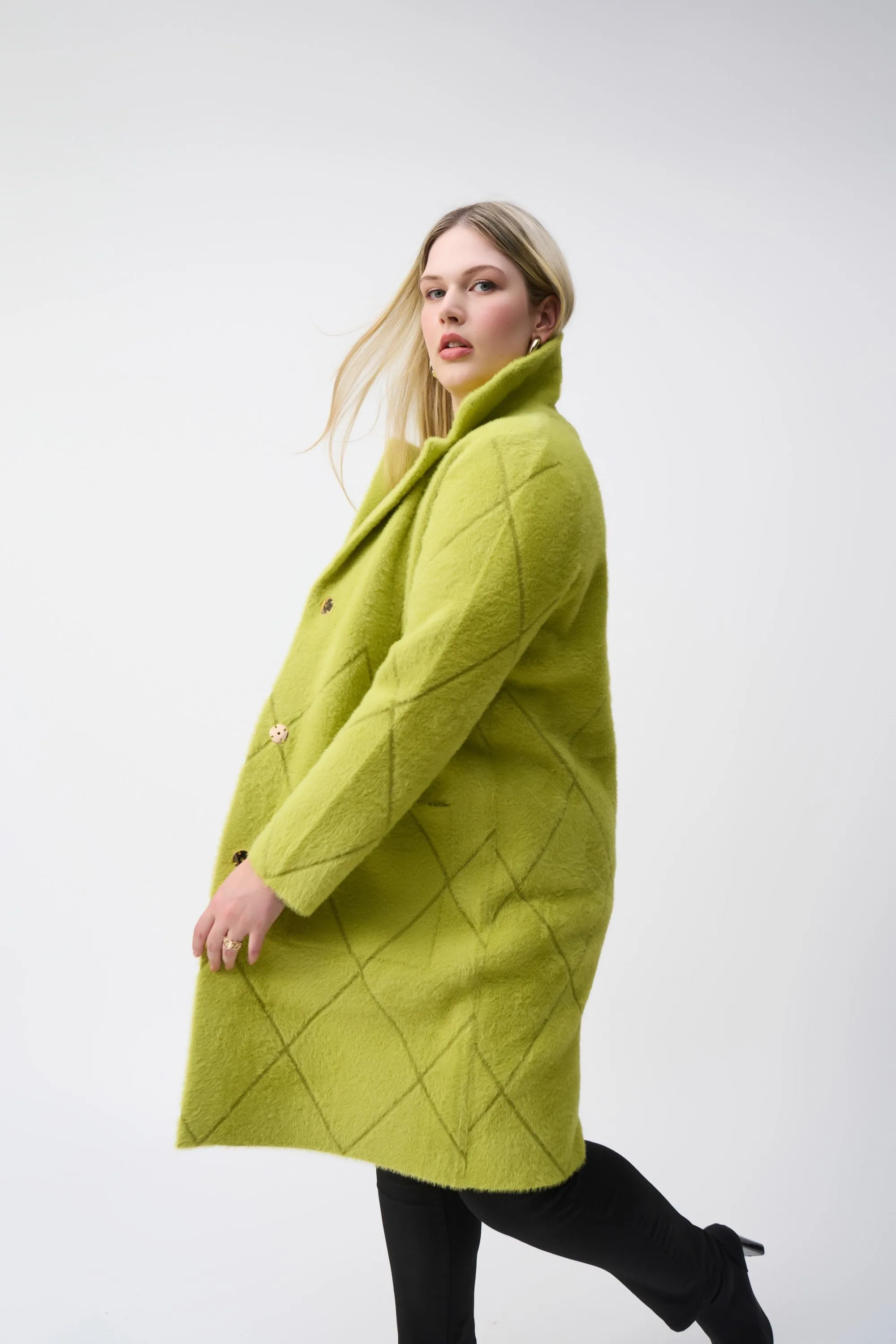 Joseph Ribkoff - 233951F24 Wasabi Coat