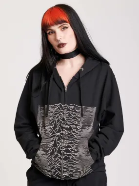 Joy Division Unknown Pleasures Zip Up Hoodie