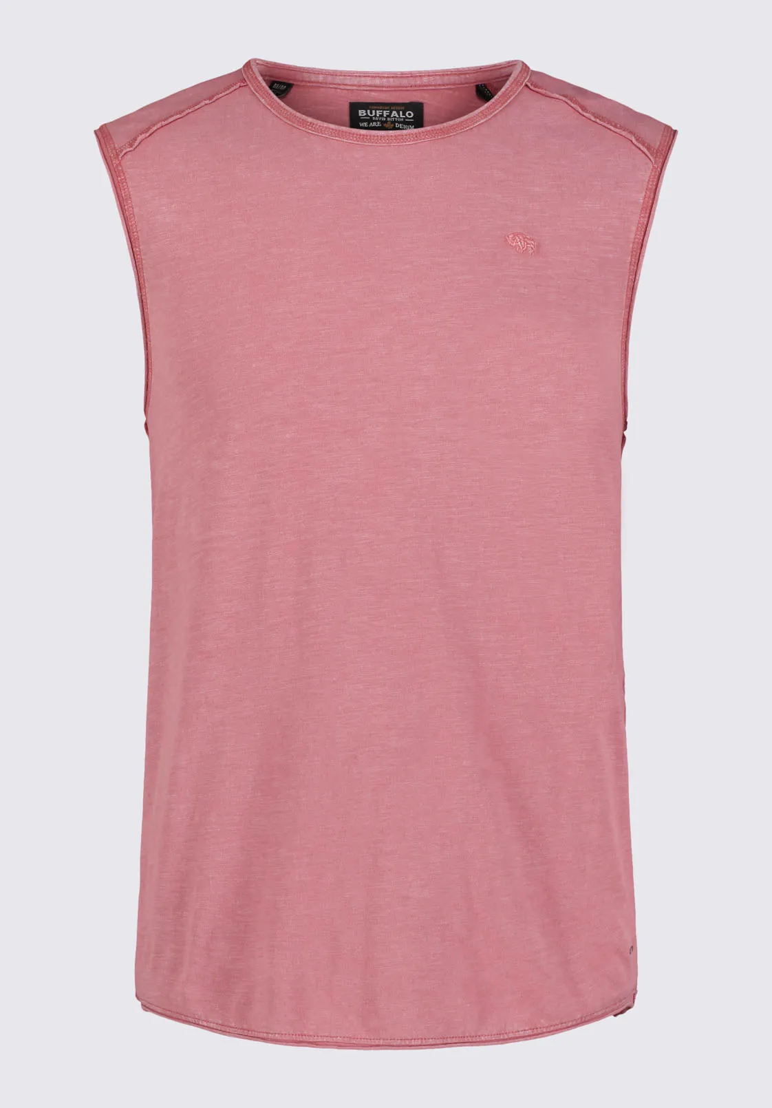 Karmola Men's Sleeveless Top in Mineral Red - BM24235