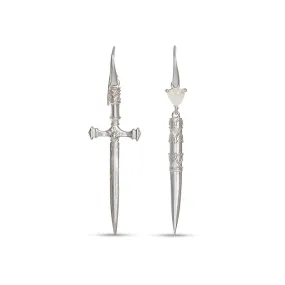 Kyoti Dagger & Case Earrings Silver