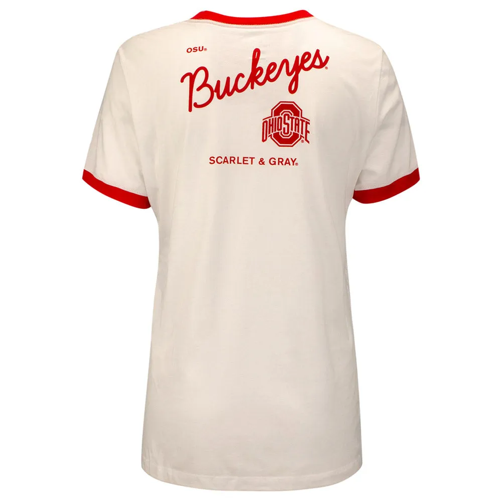 Ladies Ohio State Nike Ringer T-Shirt