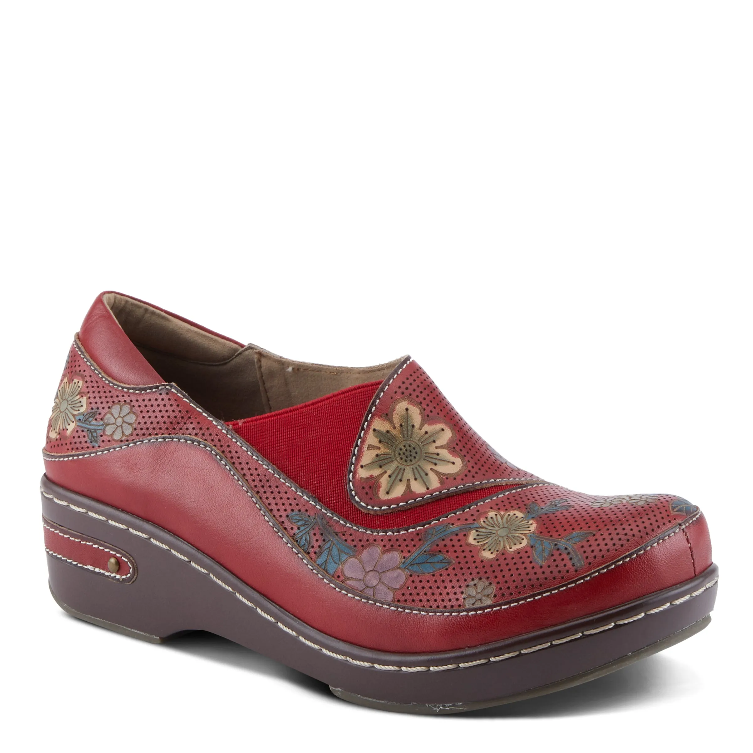 L'ARTISTE BURBANK-FLOWER CLOGS