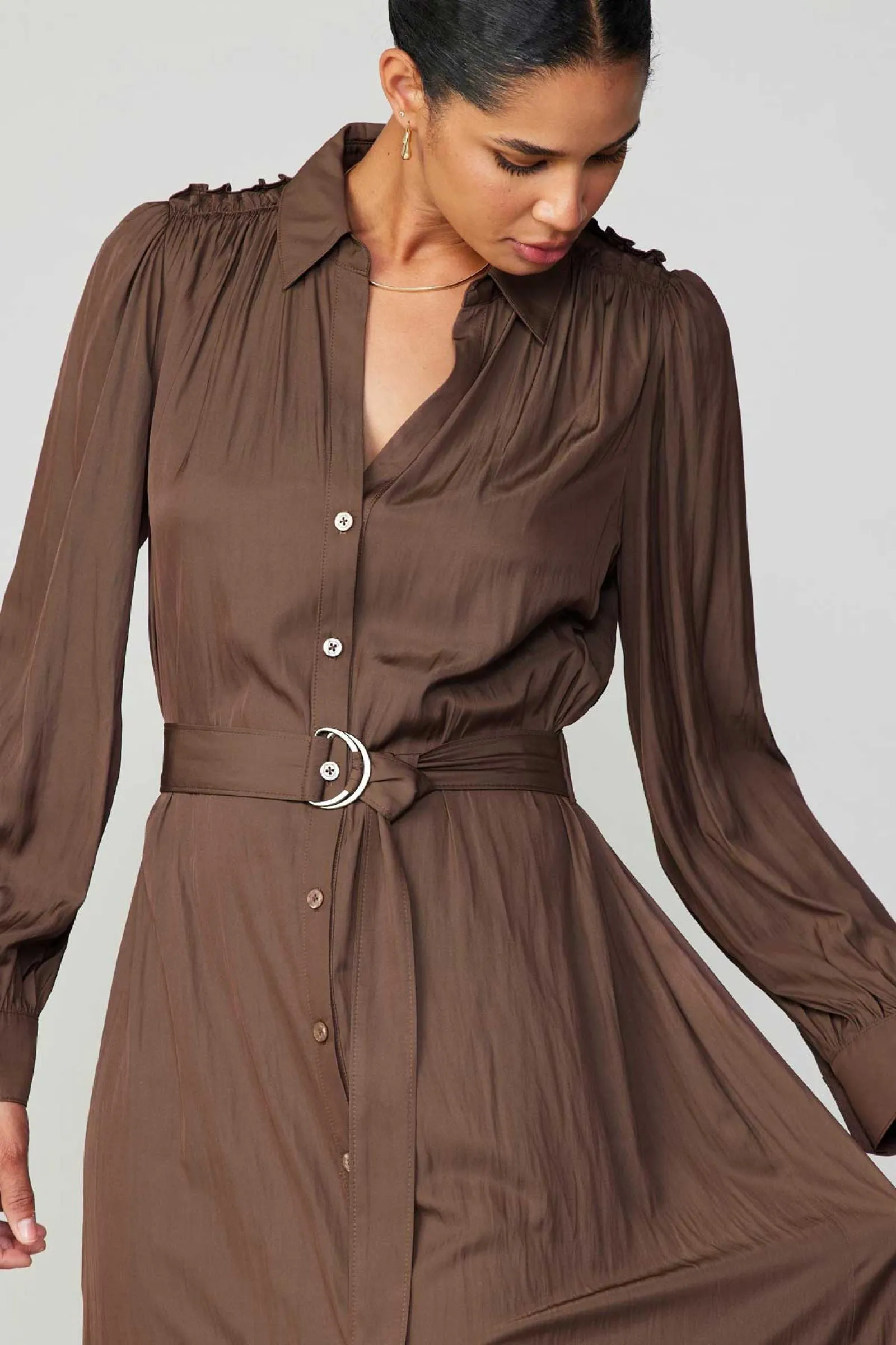 Leah Chocolate Dress