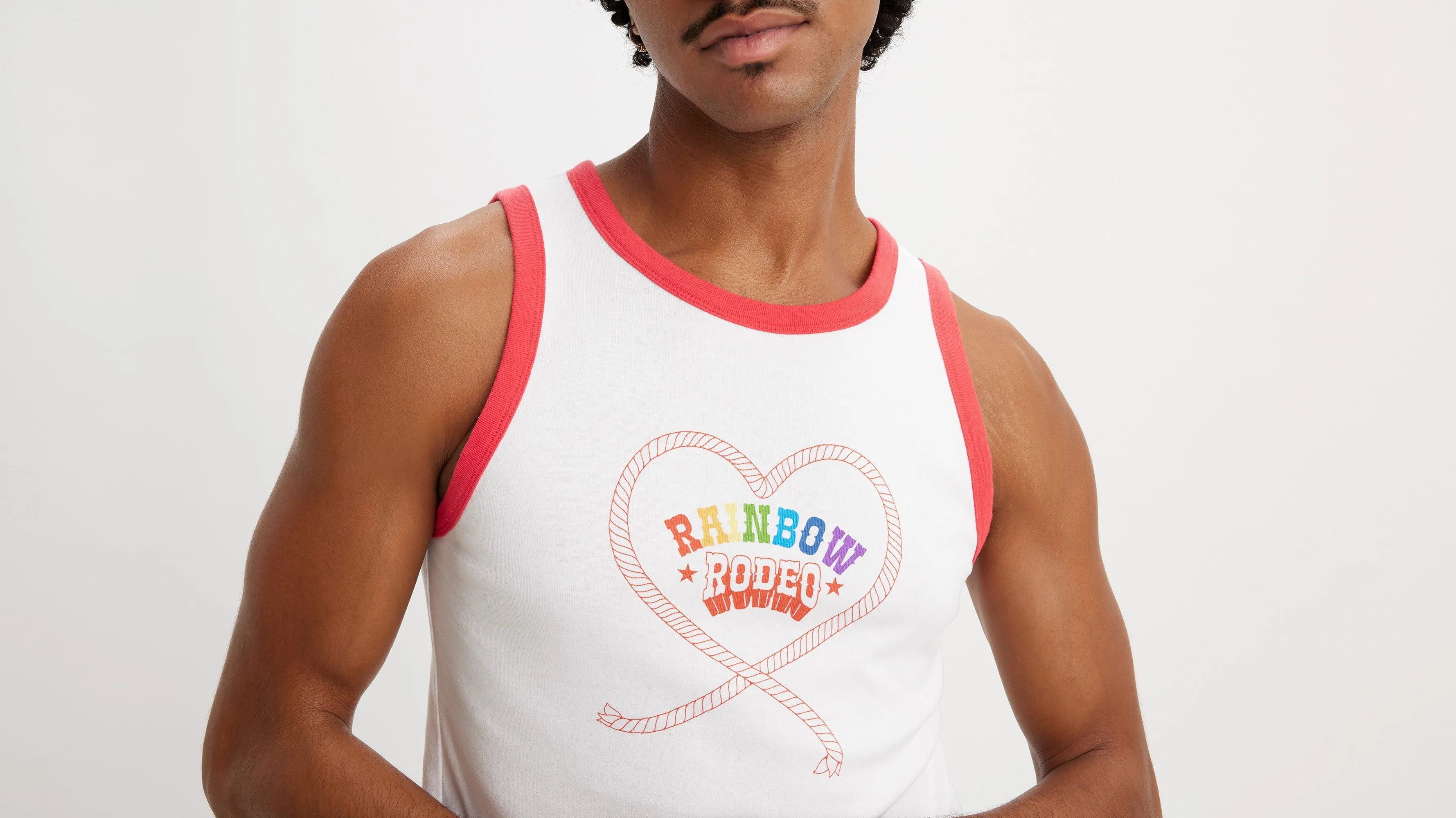 Levi's® Pride Rainbow Rodeo Ringer Tank