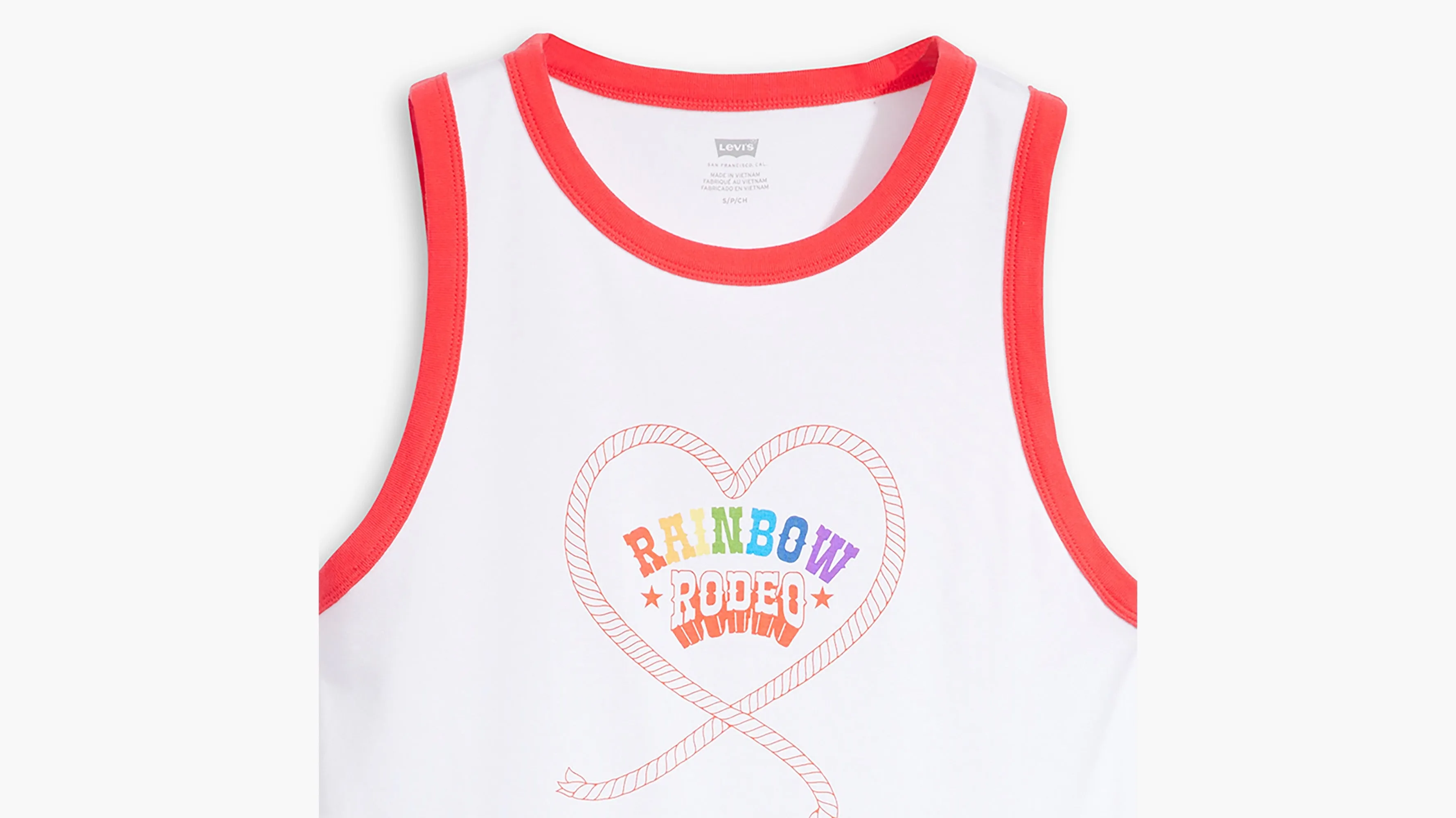 Levi's® Pride Rainbow Rodeo Ringer Tank