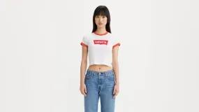 Levi's® Women's Graphic Ringer Mini T-Shirt