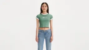 Levi's® Women's Graphic Ringer Mini T-Shirt