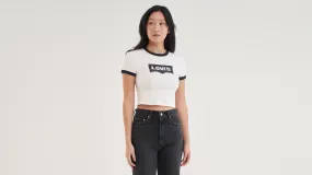 Levi's® Women's Graphic Ringer Mini T-Shirt